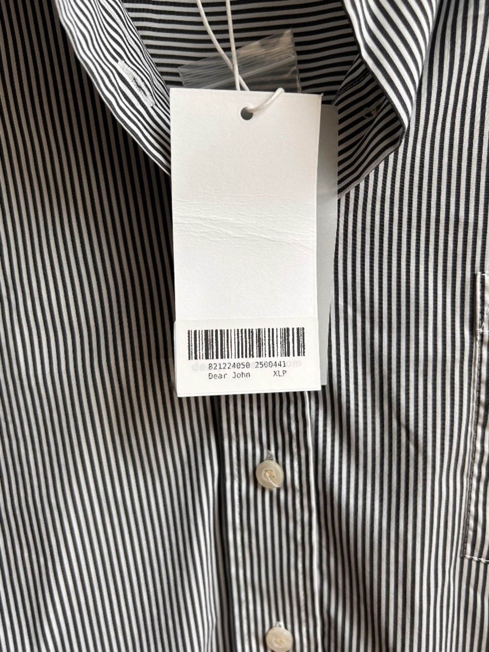 NWT DEAR JOHN Long / Roll Up Sleeve Cotton Blend Blouse - Picture 6 of 8